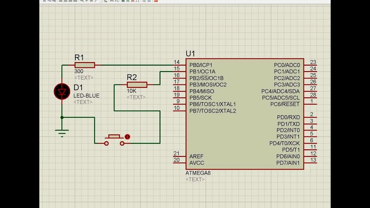 Подключение кнопки к микроконтроллеру Урок 2. По микроконтроллерам(AVR) от КАС - YouTube