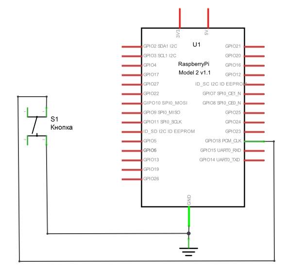 Подключение кнопки к мк Построение контроллеров на Raspberry Pi #1: обработка нажатия кнопки