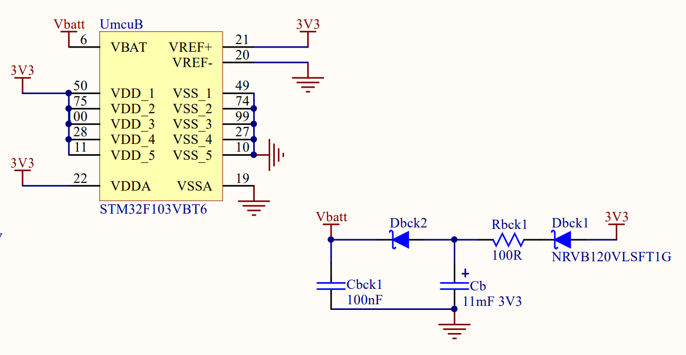 Подключение кнопки к stm32 STM32 RTC from battery - Electrical Engineering Stack Exchange