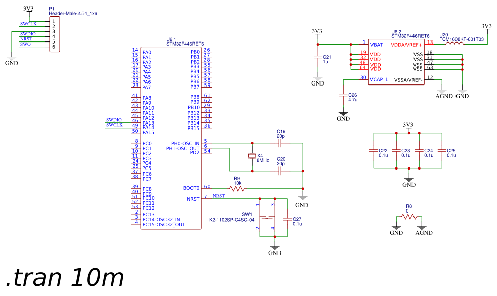 Подключение кнопки к stm32 STM32F446RET6 Resources