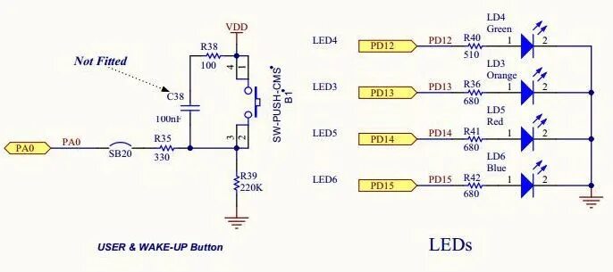 Подключение кнопки к stm32 Начинаем изучать Cortex-M на примере STM32, часть 2 / Хабр