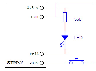 Подключение кнопки к stm32 Уроки STM32. Разработка и использование классов в C++. Создание класса обработки