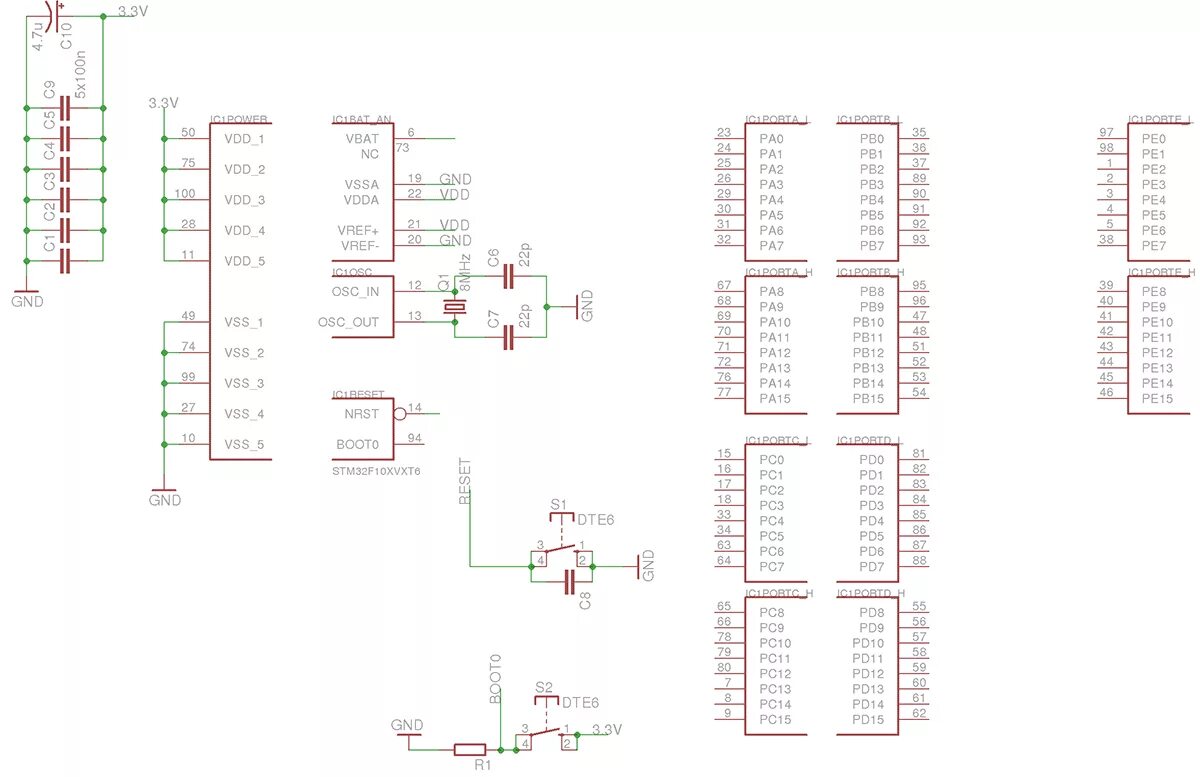 Подключение кнопки к stm32 ARM. STM32 быстрый старт