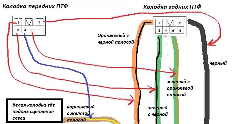 Подключение кнопки на туманки акцент Замена элементов подвески + подключение ПТФ. и т.д - Hyundai Accent (2G), 1,5 л,