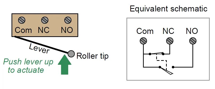 Подключение кнопки nc no Basics of Limit switches - Inst Tools