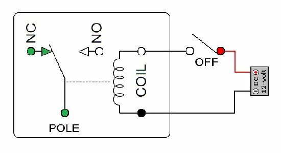 Подключение кнопки nc no Common Types of Relay