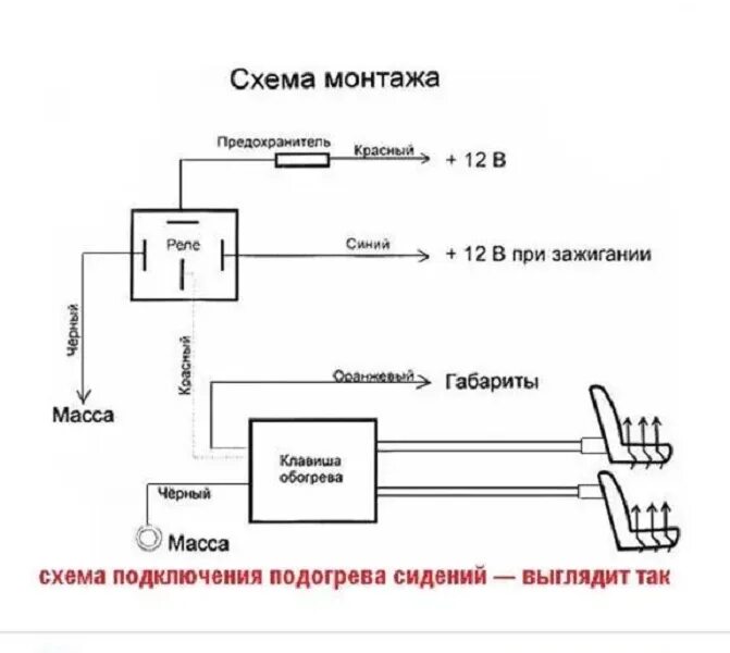 Подключение кнопки обогрева сидений Обогрев сидений ТДПК для Лада Гранта передние - отзывы покупателей на Мегамаркет