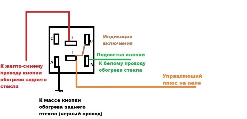 Подключение кнопки обогрева заднего стекла ваз Установка зеркальных элементов с обогревом на зеркала ВАЗ 2114 нового образца - 