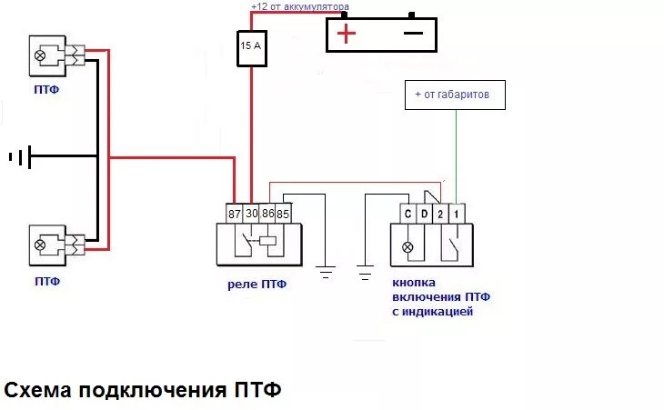 Подключение кнопки противотуманных фар Подключение ПТФ - Toyota Corona (T190), 2 л, 1992 года электроника DRIVE2