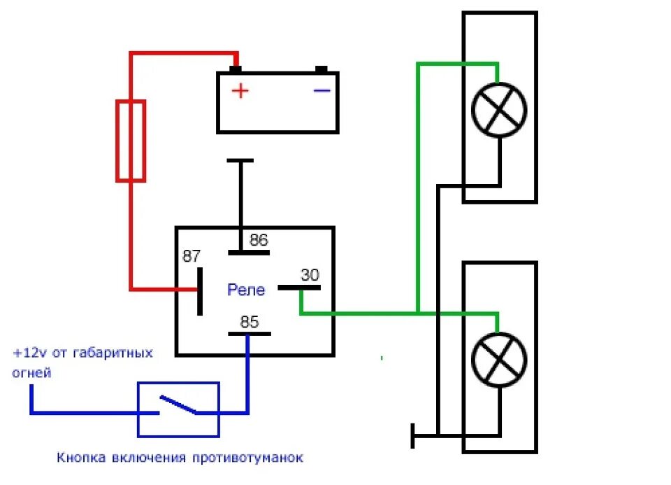 Подключение кнопки противотуманных фар приора Установка ПТФ в бампер - Volkswagen Golf Mk4, 1,4 л, 1999 года электроника DRIVE