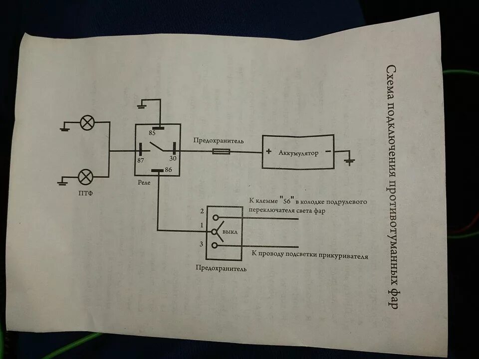 Подключение кнопки противотуманных фар приора Подключение противотуманных фар на Приоре СПОРТ! - Lada Приора универсал, 1,6 л,