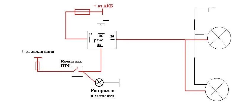 Подключение кнопки птф 2110 Ставим противотуманки - Lada 21104, 1,6 л, 2006 года электроника DRIVE2