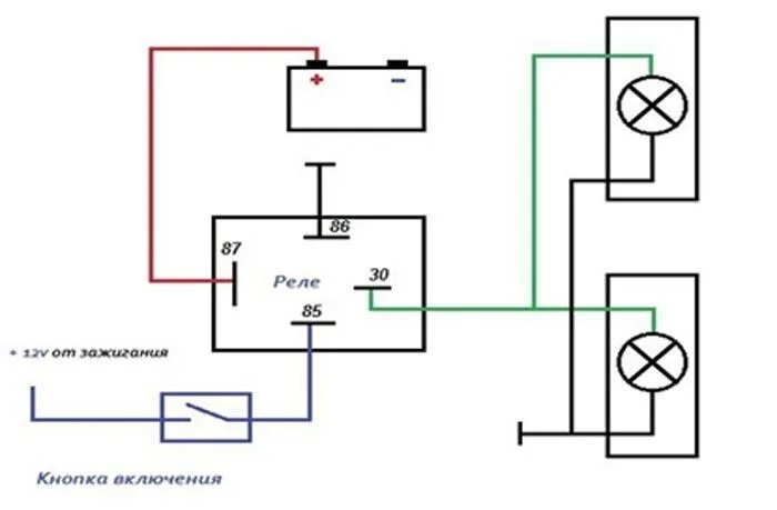 Подключение кнопки птф ваз 2114 Картинки ПРОТИВОТУМАННЫЕ ФАРЫ ВАЗ 2114 СХЕМА