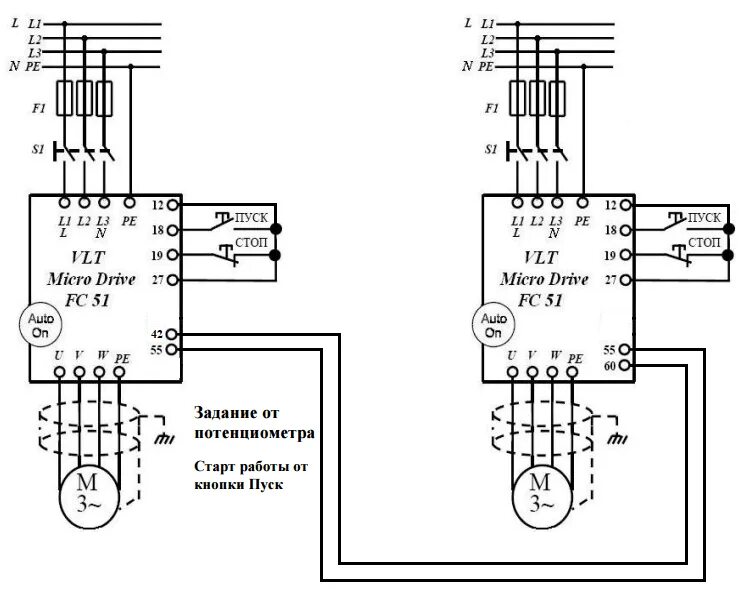 Подключение кнопки пуск стоп к частотному преобразователю Частотный преобразователь для компрессора фото - DelaDom.ru