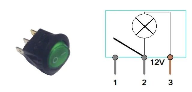 Подключение кнопки с подсветкой 3 контакта 12v Дополнительная помпа на Ховер Н3 - Great Wall Hover, 2 л, 2011 года аксессуары D