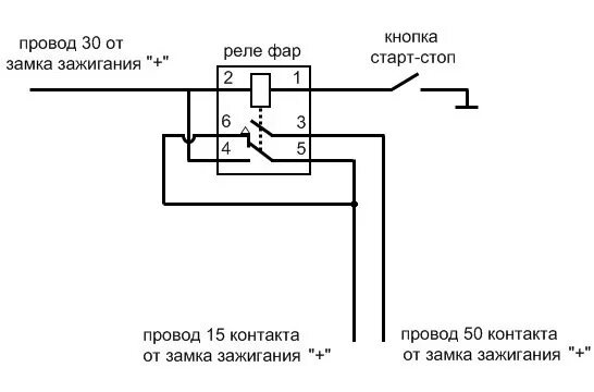 Подключение кнопки старт стоп через реле простота в жизни - Volkswagen Polo Mk3, 1,4 л, 1998 года аксессуары DRIVE2