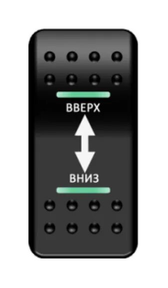 Подключение кнопки вверх вниз Клавиша "Вверх-Вниз" Зеленая купить STC