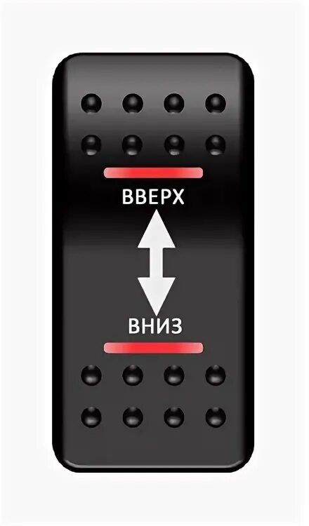 Подключение кнопки вверх вниз Клавиша "Вверх-Вниз" Красная купить STC