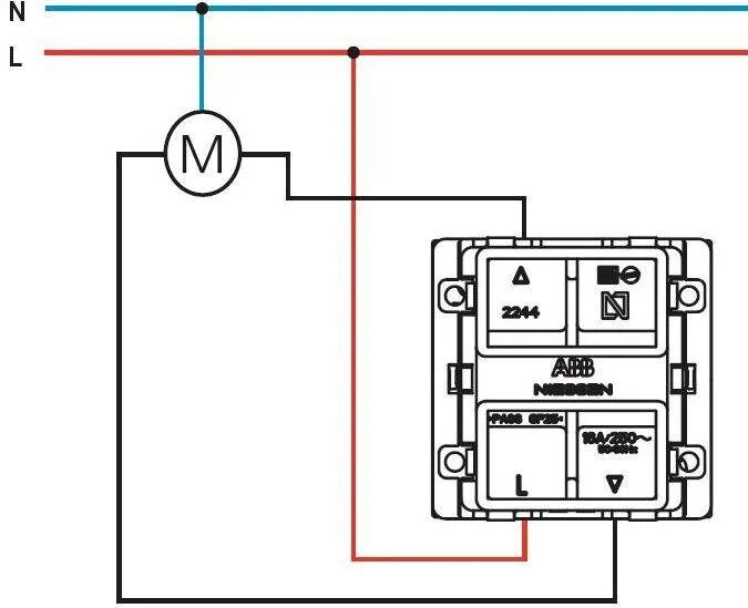 Подключение кнопочного выключателя схема Двухклавишный выключатель для жалюзи фото - DelaDom.ru
