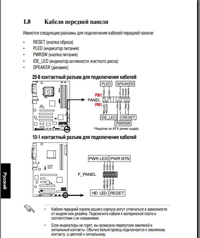 Подключение кнопок асус Ответы Mail.ru: Куда подключать провода power led,hdd led,power sw,reset на плат