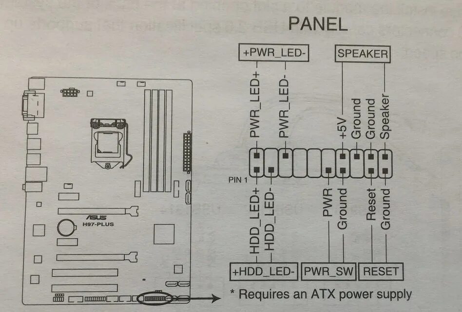 Подключение кнопок к материнской плате asus Как правильно подключить переднюю панель к материнской плате