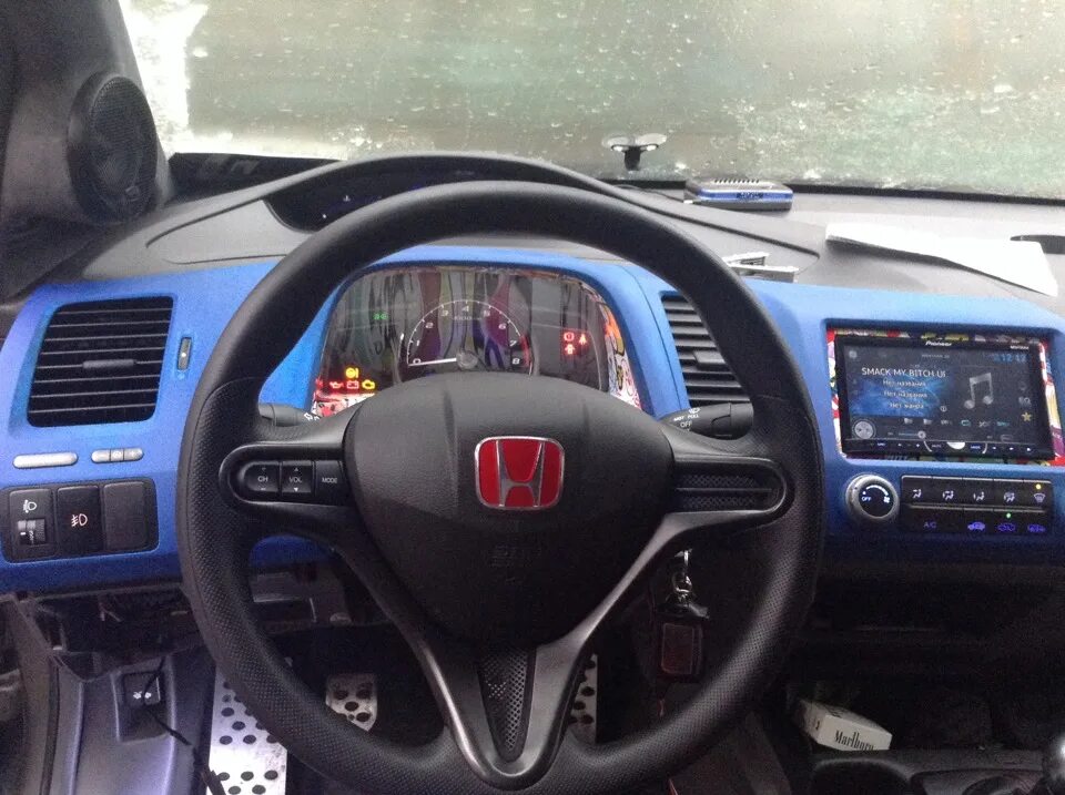 Подключение кнопок цивик 4д Кнопки на руле - Honda Civic 4D (8G), 1,8 л, 2008 года автозвук DRIVE2