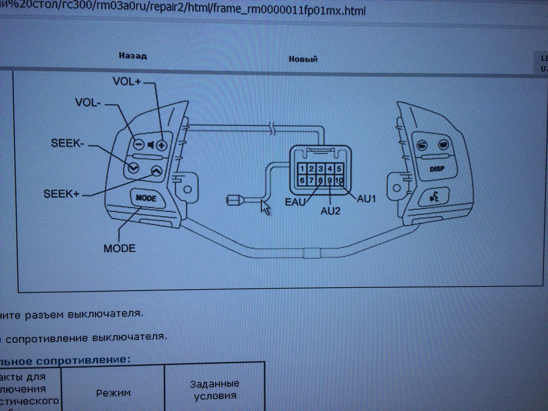 Подключение кнопок тойота виш Мультируль. Подключение и установка - Toyota Mark II (110), 2,5 л, 2003 года акс