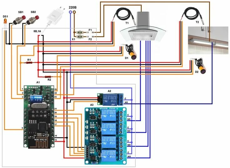 Подключение кнопок вытяжки Блок управления кухонной вытяжкой Floor plans, How to apply, Music instruments