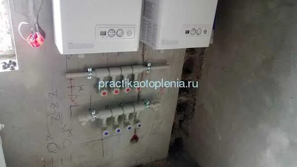 Подключение коллектора отопления к настенному котлу Котел газовый и твердотопливный в одном: подключение двух котлов в одну систему 