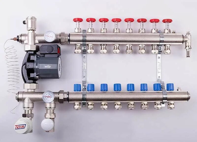 Подключение коллектора теплого пола цена Применение насосно смесительныого узла для теплого пола
