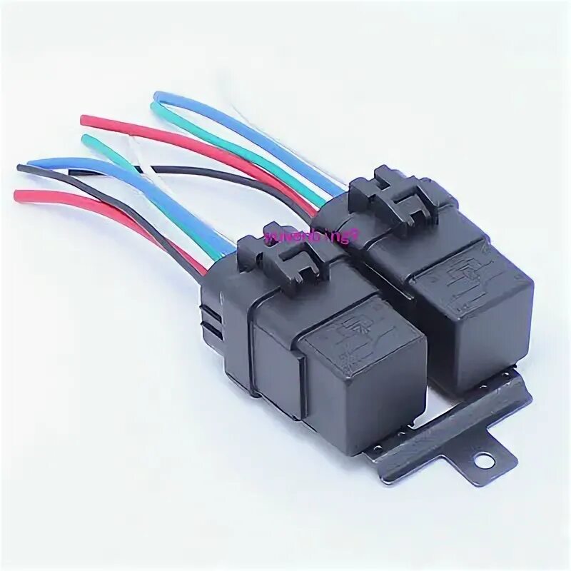 Подключение колодки реле 1+1 automobile relay waterproof integrated high quality wire 12v 40A 5 PIN autom