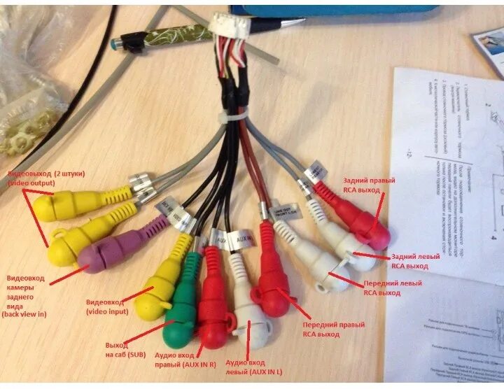 Подключение колокольчиков к магнитоле 32. Подключение камеры заднего вида к магнитоле Mystery MDD-7120s - Volkswagen P