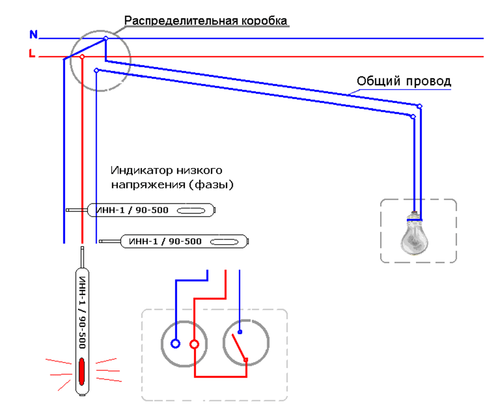 Подключение комбинированного блока Подключение блока розеток