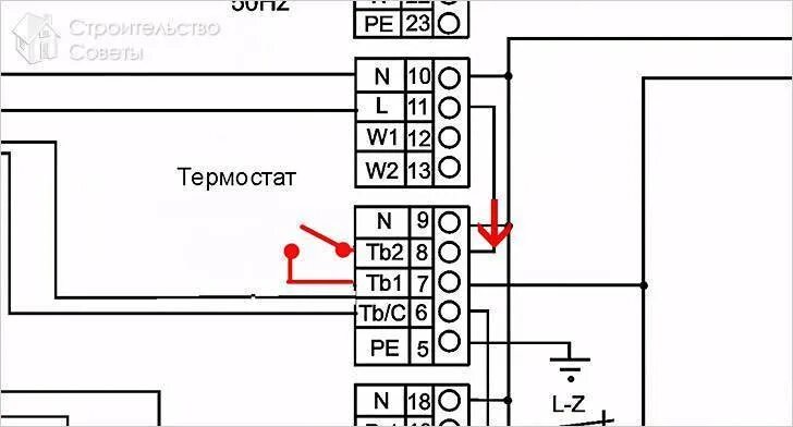 Подключение комнатного терморегулятора газового котла Подключение термостата к газовому котлу: как подключить комнатный терморегулятор