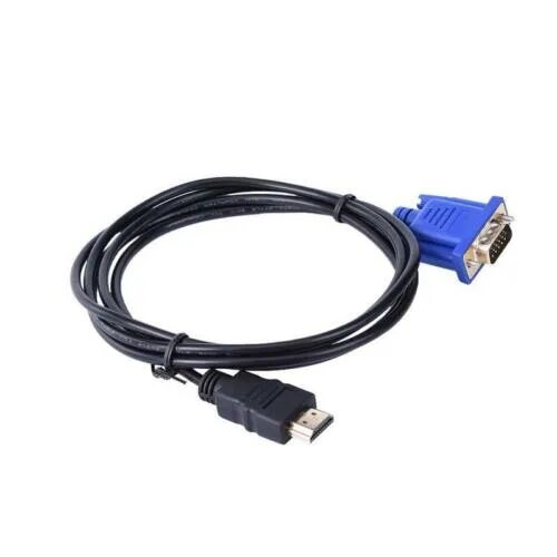 Подключение компа к телевизору кабель HDMI Male to VGA Male D-SUB Converter Adapter Cable for PC TV Computer Monitor e