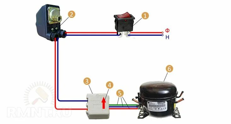 Подключение компрессора через реле Как сделать воздушный компрессор своими руками: варианты конструкций - Rmnt.ru К