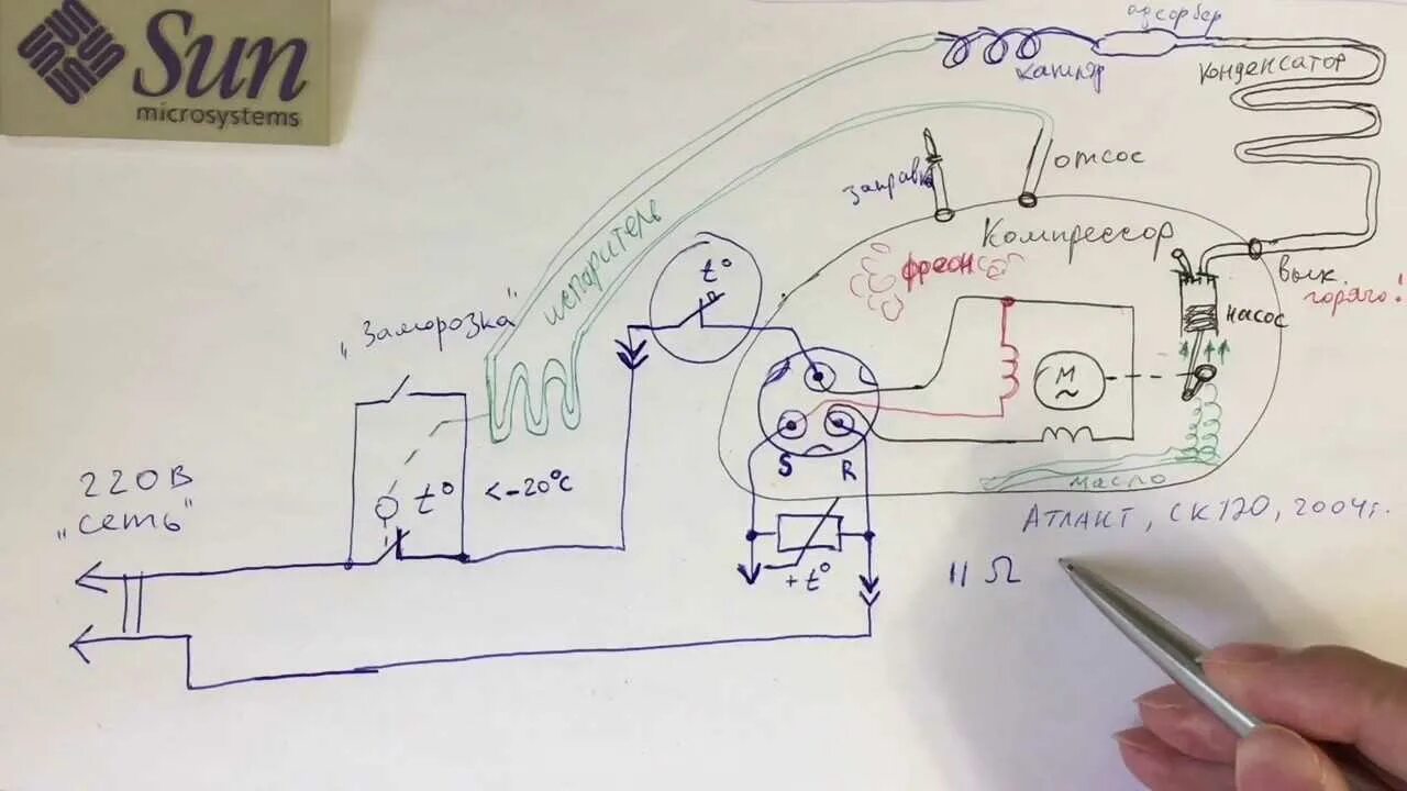 Подключение компрессора холодильника через реле Как запустить компрессор без реле
