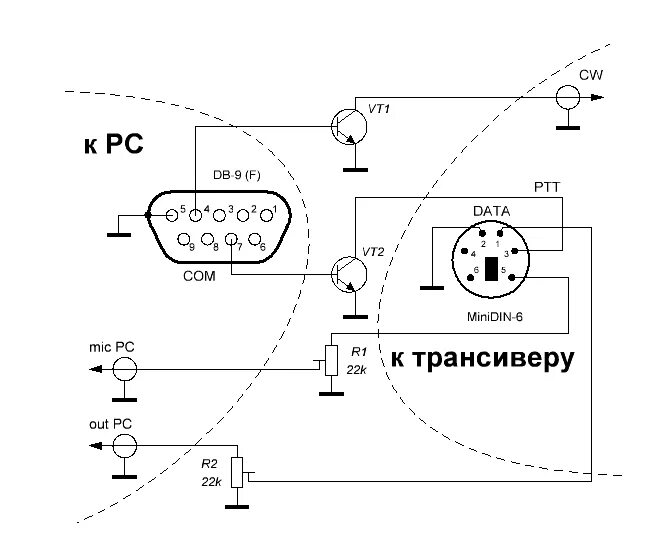 Подключение компьютера к трансиверу 3D-принтер Rigidbot big