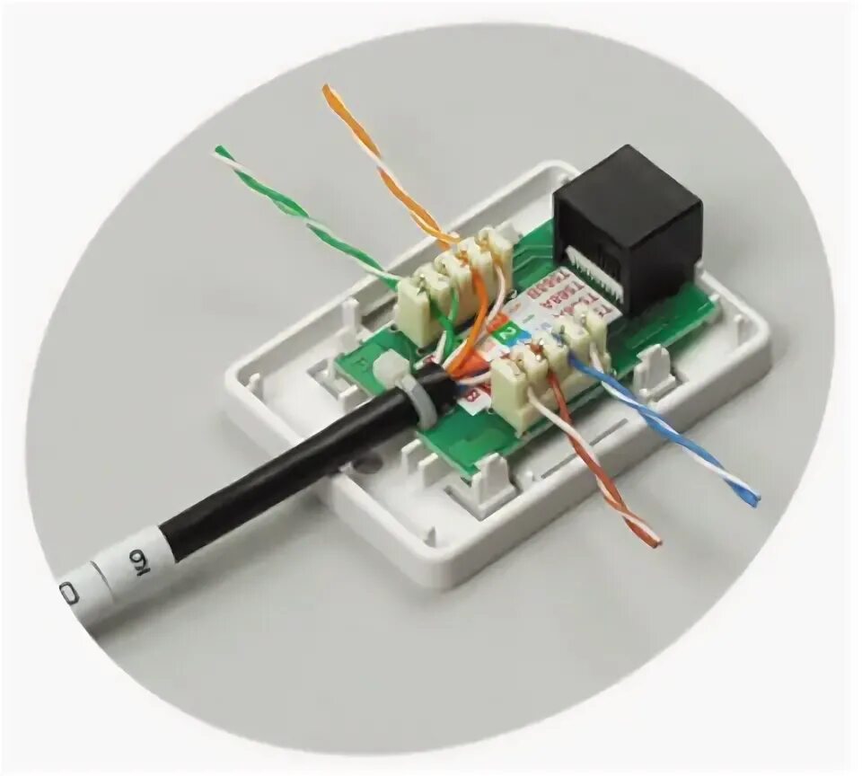 Подключение компьютерной розетки rj45 схема Медь или омедненный алюминий в витой паре? Проблемы кабелей CCA, CCAW. Правильно