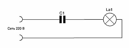 Подключение конденсатора к лампочке Как продлить жизнь ламп разных типов. Схемы Лампа Электрика Дзен