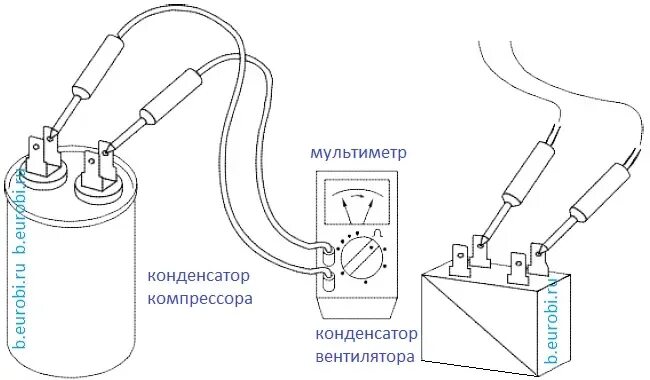 Подключение конденсатора на 4 контакта Конденсатор кондиционера. Пусковой конденсатор для кондиционера - avto-dim.ru