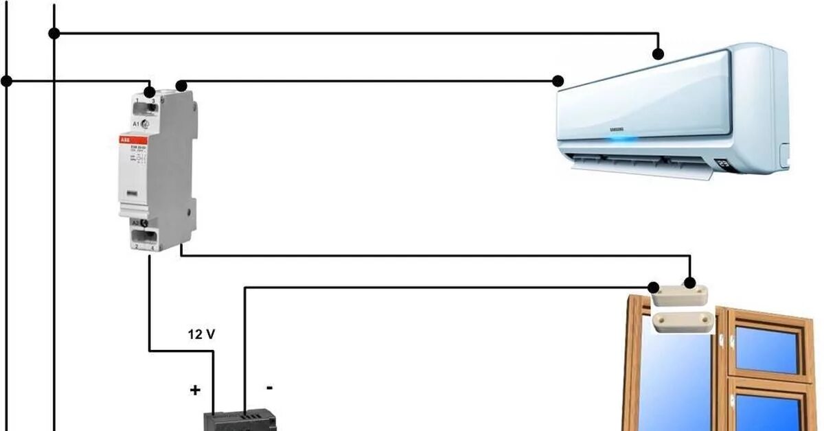 Подключение кондиционера к сети схема Розетка для кондиционера AboutDC.ru