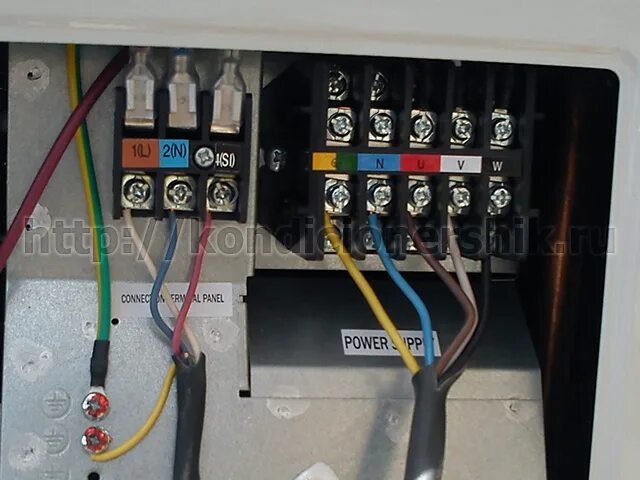 Подключение кондиционера каким кабелем Подключение кондиционера HeatProf.ru