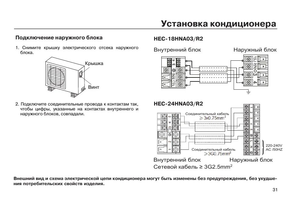 Подключение кондиционера каким кабелем Подключение внутреннего блока кондиционера фото - DelaDom.ru