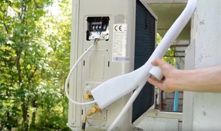 Подключение кондиционера каким кабелем Как правильно монтировать кондиционер?