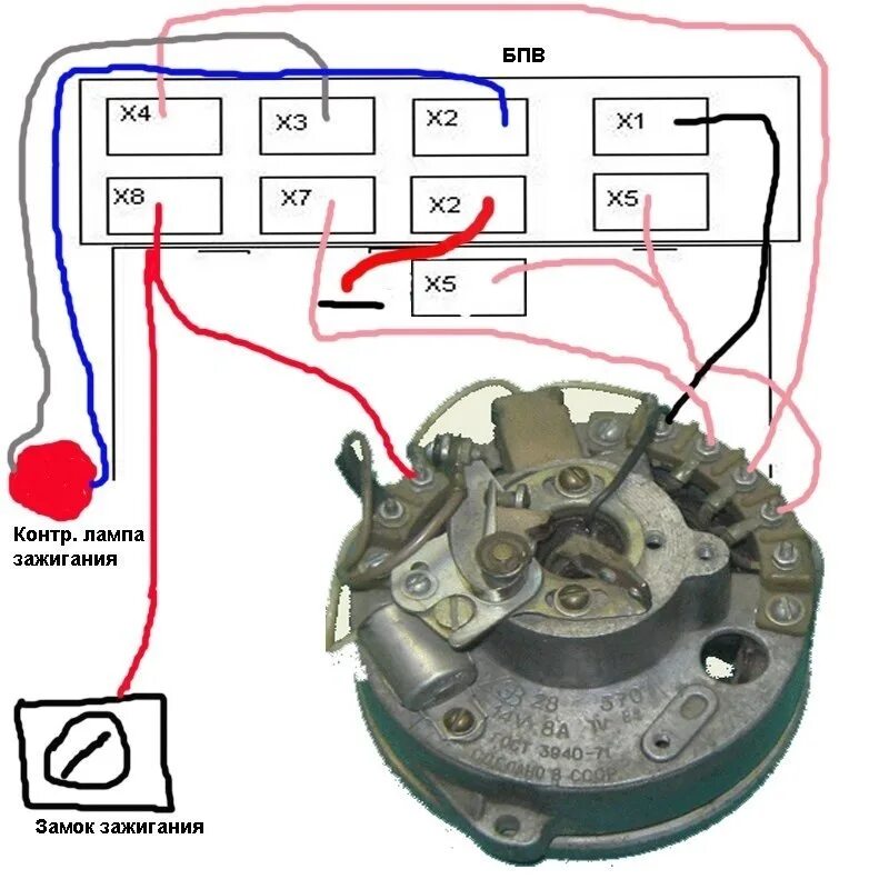 Подключение контактного зажигания иж юпитер 5 Картинки СХЕМА ПОДКЛЮЧЕНИЯ ЗАЖИГАНИЯ ИЖ ЮПИТЕР