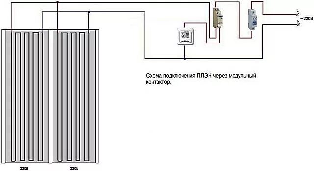 Подключение контактора к теплому полу Отопление ПЛЭН - принцип действия, достоинства, основы монтажа
