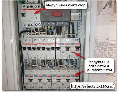 Подключение контактора мастер выключатель Модульный контактор: схемы подключения и принцип работы