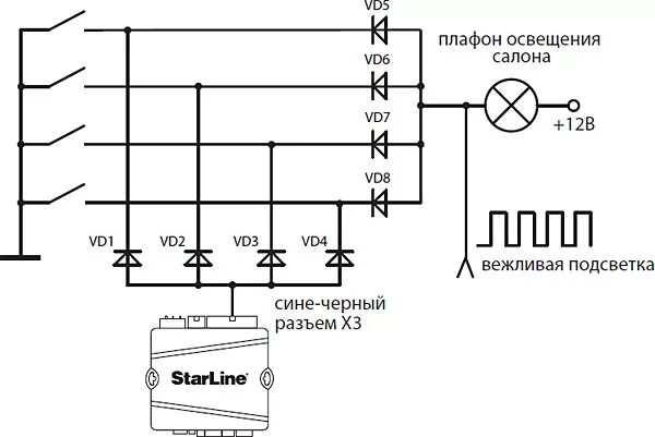 Подключение концевиков дверей ваз Гранта концевики схема: найдено 81 изображений