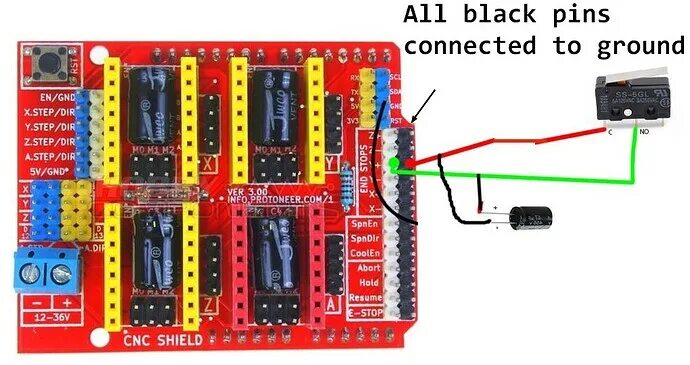 Подключение концевиков двигателя Endstop configuration - Page 2 - GRBL - V1 Engineering Forum